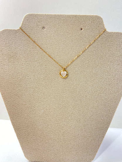 Round Heart Necklace