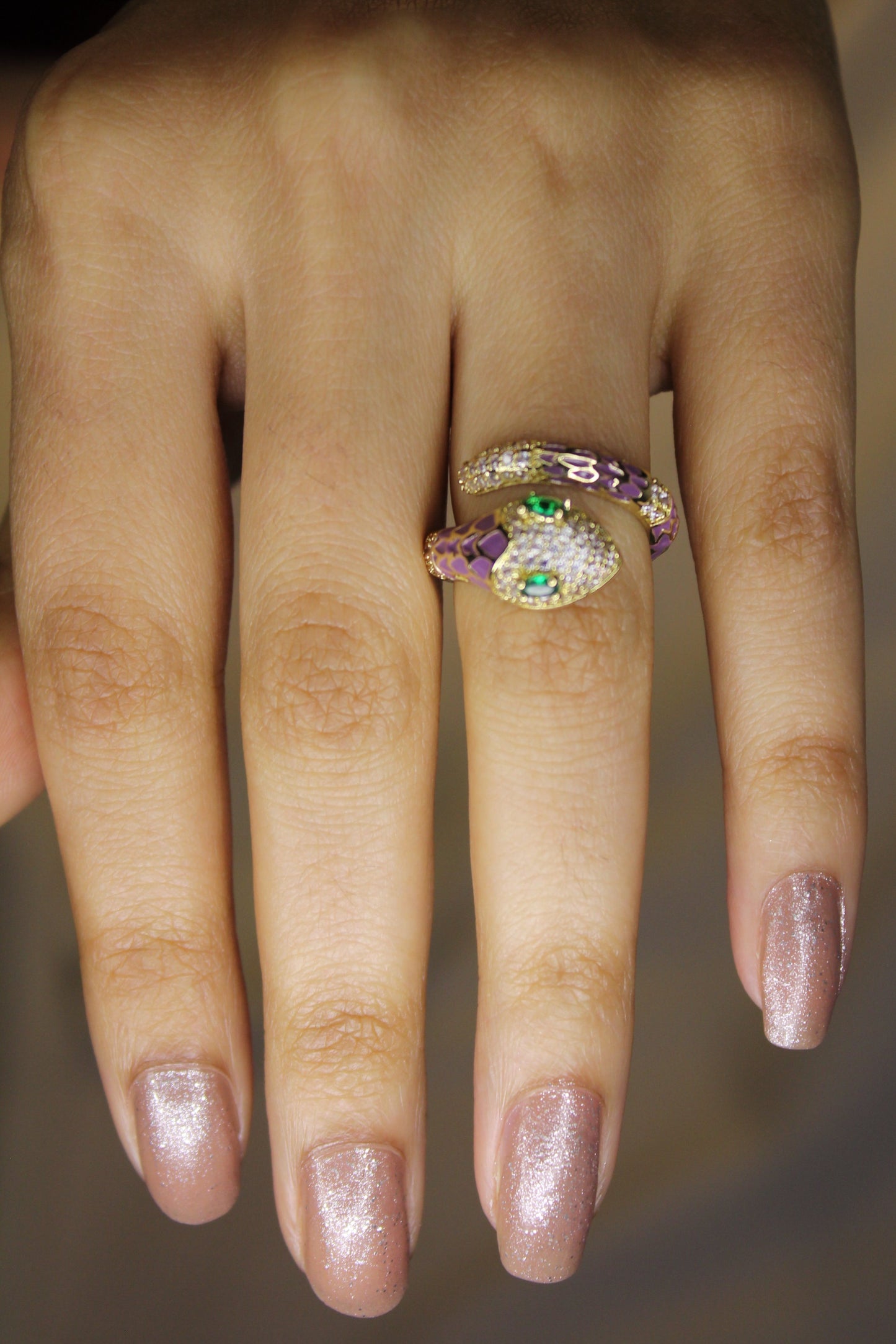 Purple Serpent Ring